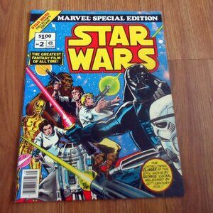 1977 Stars Wars Marvel Special Edition Large Comic Book #2 (34cm X 26cm)